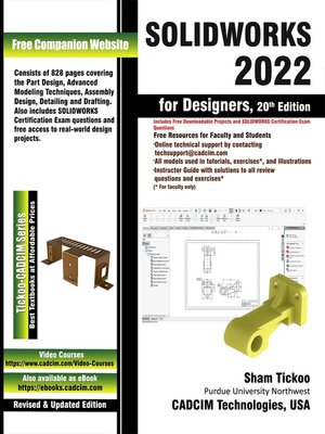 cover image of SOLIDWORKS 2022 for Designers, 20th Edition